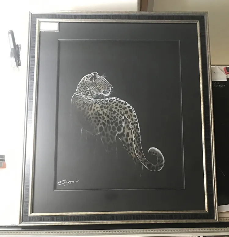 Beautifully framed and mounted  Framed size is 27in X 32in