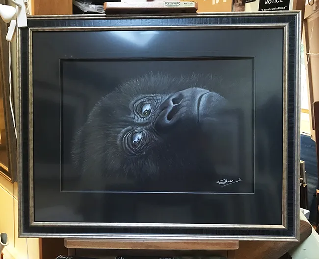 Beautifully framed by Framers Gallery and now on display at the Studio/Gallery The framed image size 30in x 25in