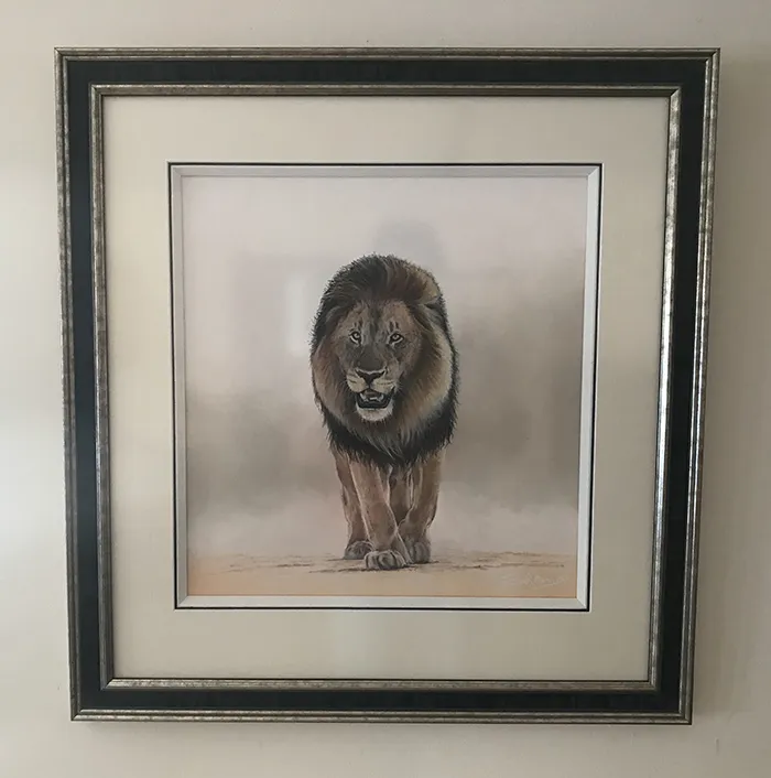 Beautifully framed by Framers Gallery  Framed size in inches 24.5 x 27