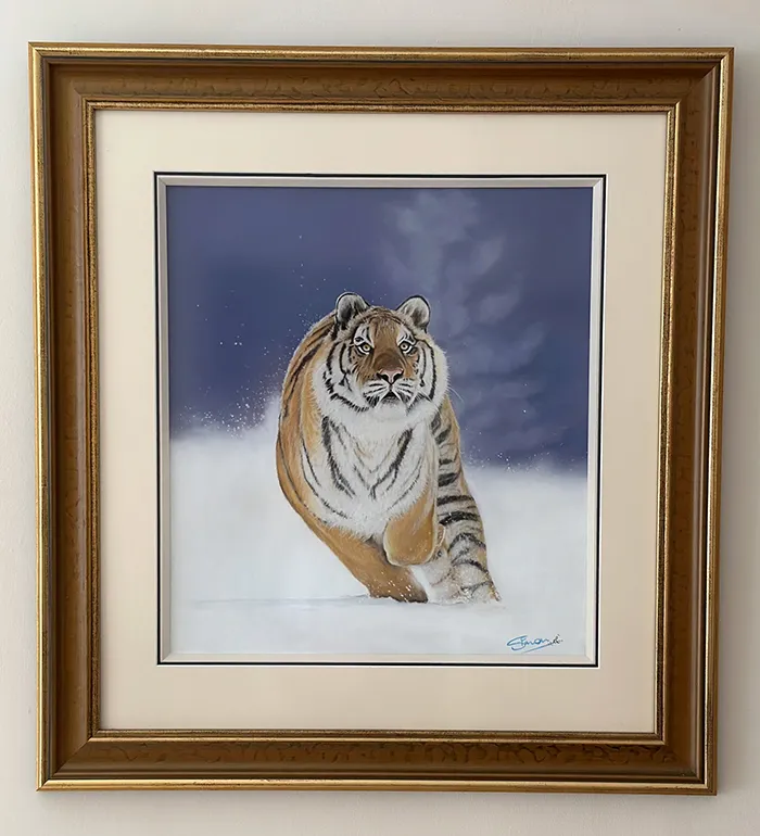 Beautifully framed by Framers Gallery Size 30in X 32in