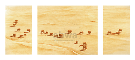 The Last Herd (Triptych)