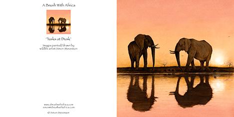 Tusks at Dusk card