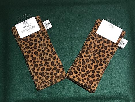 Leopard Dark Wrist Warmers