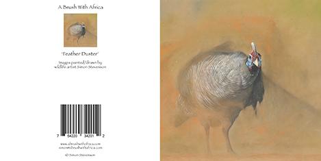 Feather duster card