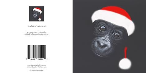 Amber Christmas card