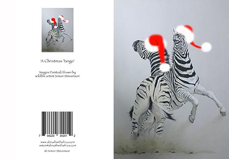A Christmas Tango card